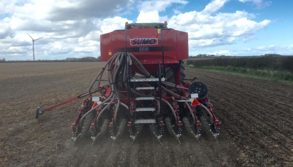 Drilling with a Sumo at Driffield Monitor Farm